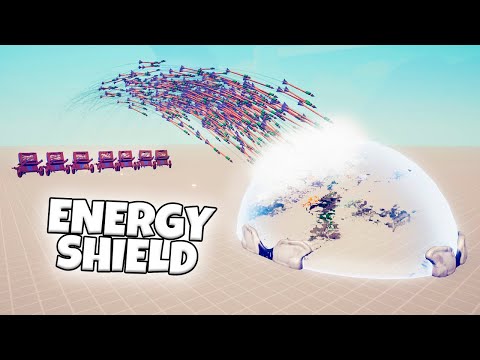ENERGY SHIELD VS RANGED UNITS | TABS MODDED GAMEPLAY