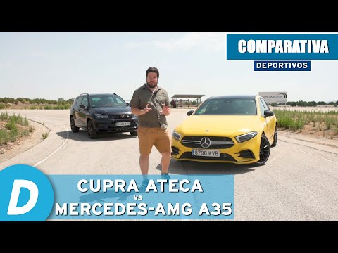 Comparativa ¡en circuito!: CUPRA Ateca vs Mercedes-AMG A35 | Diariomotor