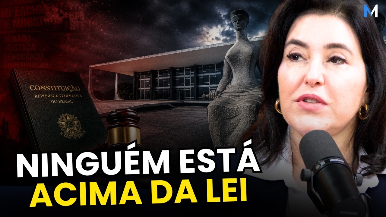 SIMONE TEBET ENQUADRA STF, BOLSONARO E SEGURANÇA PÚBLICA