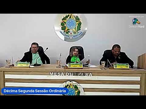 Décima Segunda Sessão Ordinária da Câmara Municipal de Ananás - Tocantins