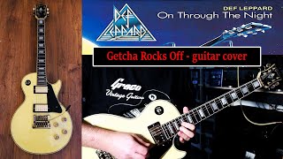 Def Leppard: &quot;Getcha Rocks Off&quot; guitar cover. 1984 Greco Les Paul Custom RR-95K.