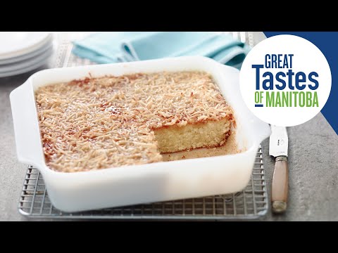 Bake Coconut Hot Milk Cake at Home -- Dairy Best Comfort Food -- Baking Tutorial
