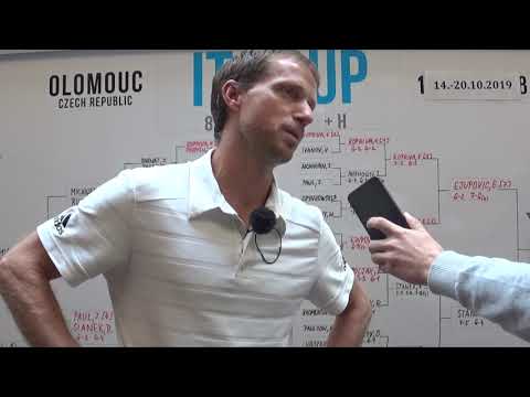 Jaroslav Pospíšil po prohře ve finále ITS Cupu 2019