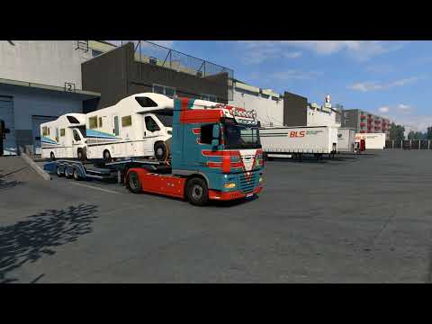 Euro Truck Simulator 2 1.49 - ProMods 2.68 - Daf XF - Munich (DE) to Frankfurt am Main (DE) - 4K UHD
