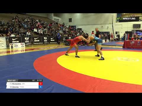 Men's Freestyle 86 RR Rnd 5 - Takahiro Murayama (JPN) vs. Pat Downey (TMWC)
