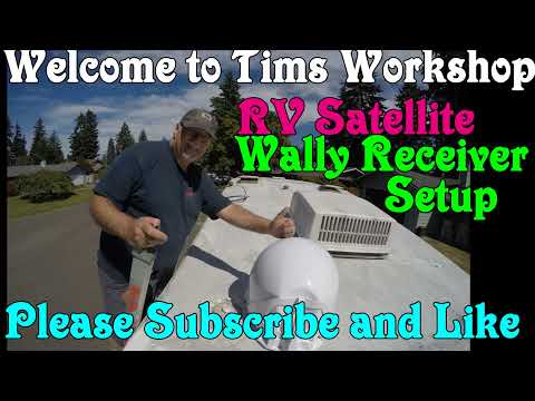 RV Satellite and Reciever Install