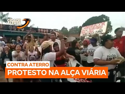 Moradores de Acará (PA) fazem protesto contra instalação de aterro sanitário na região