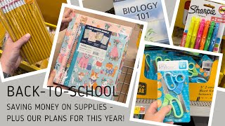 Back-To-School Shopping | Helping You Save Money On Supplies | Our Plan For Curriculum For This Year