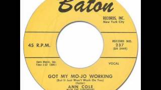 ANN COLE & THE SUBURBANS - Got My Mojo Working [Baton 237] 1957