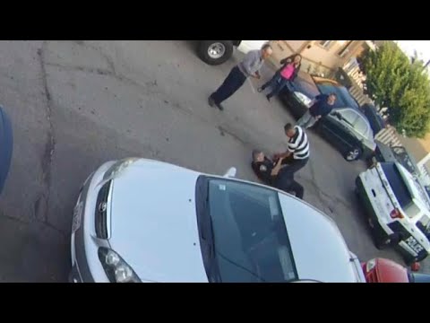Video shows cop, suspect in brawl before shooting