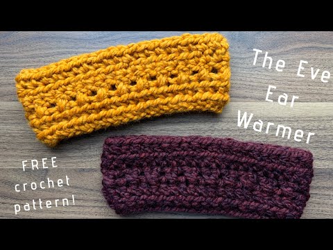 Quick & Easy Crochet Ear Warmer // Eve Ear Warmer // Bodhi Life Crochet