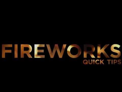 Photographing fireworks - quick tips - Canon