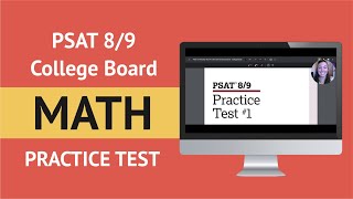 PSAT 8/9  Math Practice Test | College Board Test 1