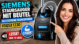 Siemens Staubsauger mit Beutel Q5.0 Extreme SilencePower VSQ5X1230: Leise & stark!