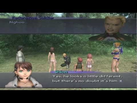 Xenosaga III HD Cutscene 109 - Luis Virgil (Miltia Forest) - JAPANESE - SWIMSUIT MODE