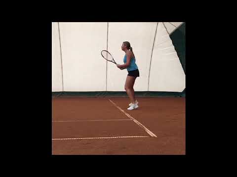 Tennis strokes Darina Drozdova