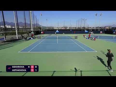 Kristiana Sidorova vs Darya Astakhova R16 W100 Takasaki 19 November 2025 Japan