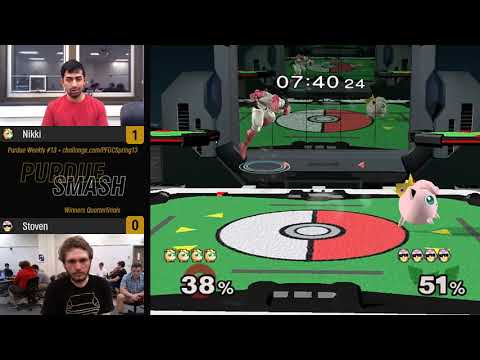 Purdue Spring 2019 Weekly #13 - Winners Quarterfinals - Nikki (Puff) vs Stoven (Falcon)