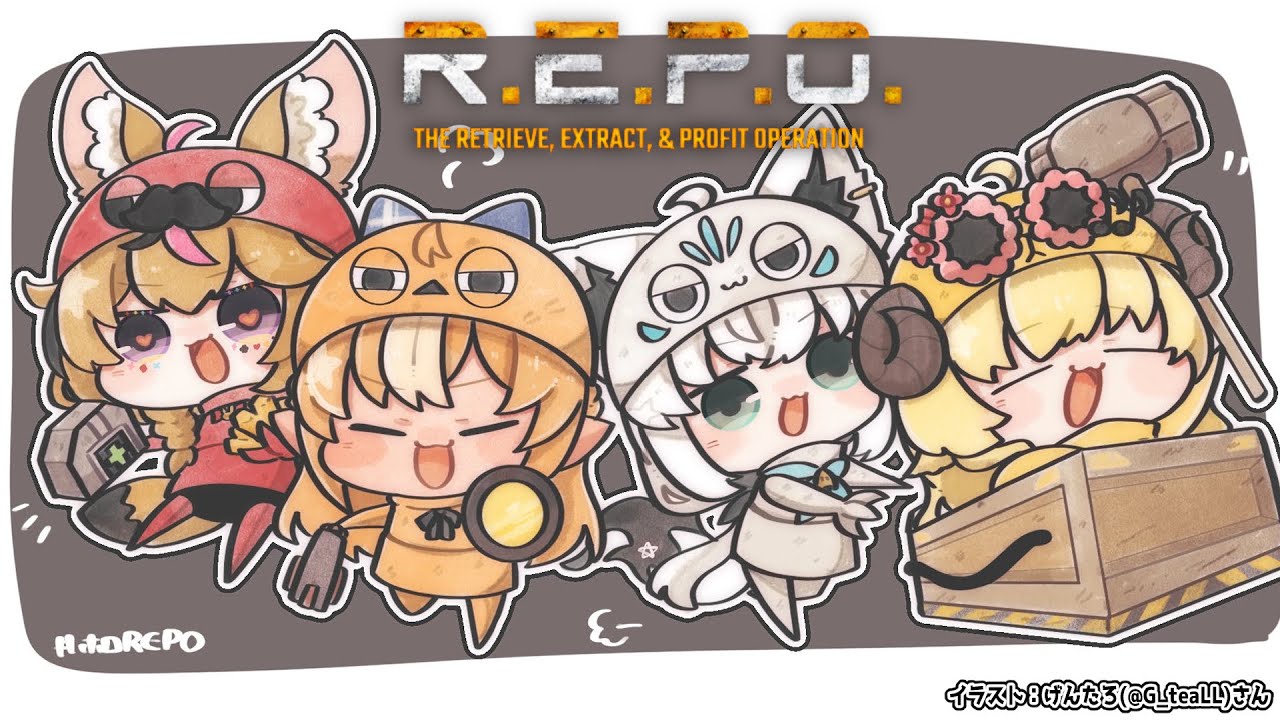 【 R.E.P.O. 】バカタレサーカスプリンセスでアプデを楽しむ！！！【角巻わため/ホロライブ４期生】