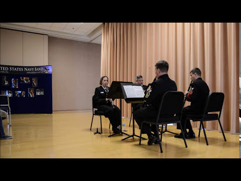 US NAVY BAND CLARINET QUARTET DEFAYE SIX PIECES D'AUDITION I, III, IV, V