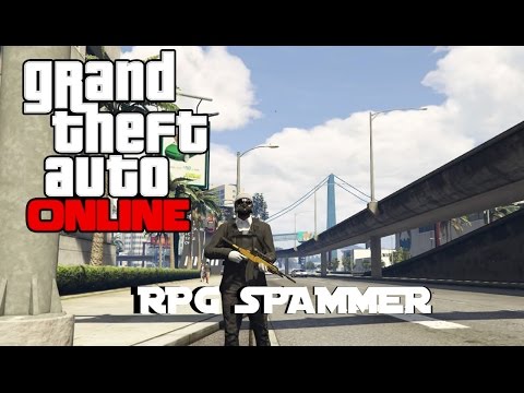 GTA 5 ONLINE- 1V1 WITH A RPG SPAMMER *RAGE QUIT*