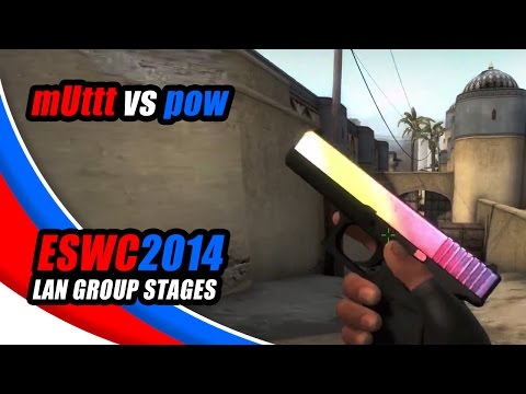 ESWC 2014 LAN Group Stages - mUttt vs pow - Ace on Dust 2