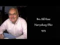 Bro. Bill Rose  Clip from 1975 in Harvysburg Ohio