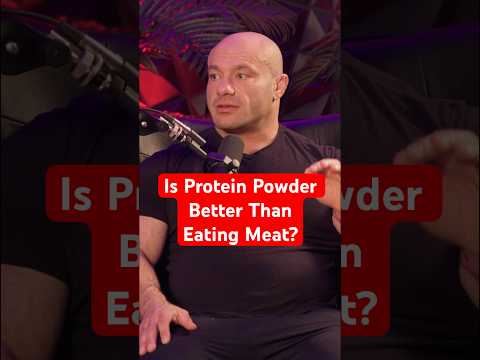 Protein Powder vs Meat - What's More Effective? | Dr Mike Israetel #Shorts