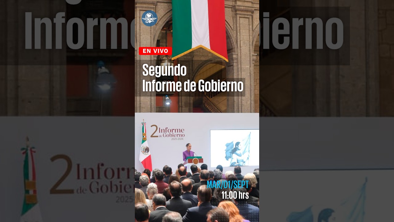Claudia Sheinbaum presenta su Segundo Informe de Gobierno 📱