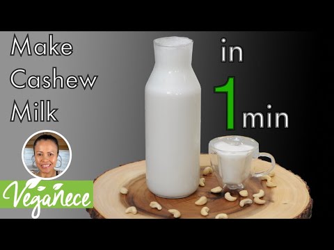 How to make a cashew milk #shorts