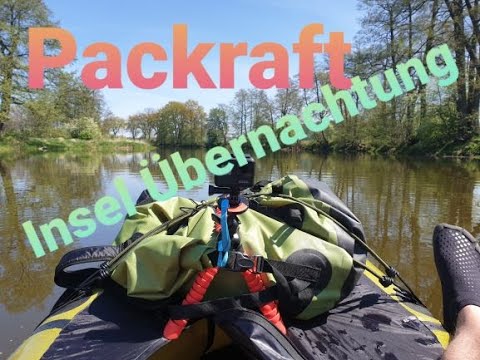 Packraft Tour - über Nacht auf einer Insel