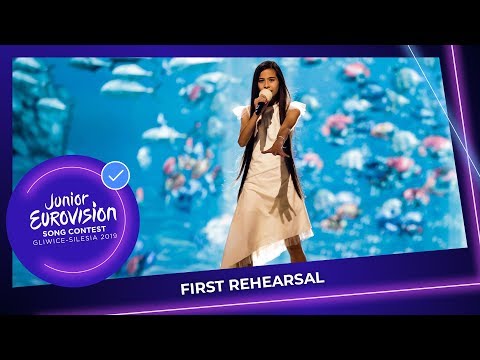 Spain 🇪🇸 - Melani Garcia - Marte - First Rehearsal - Junior Eurovision 2019