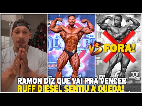 RAMON DINO CONFIRMS PARTICIPATION IN ARNOLD OHIO AND RUFF DIESEL RAN AND WILL NOT DEFEND THE TITLE