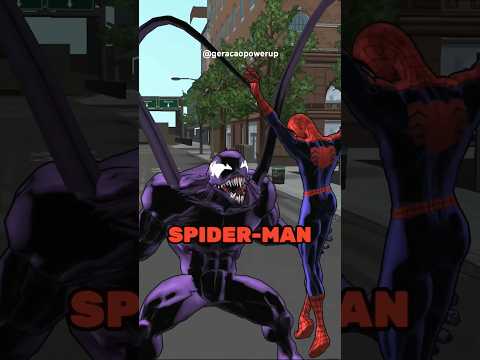 What happens when you fight venom in all Spiderman games? #videogames #spiderman #webofshadows