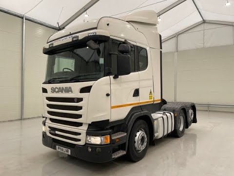 PY14 LVR - Scania R450 Rear Lift Highline Tractor Unit | Law Truck Centre UK
