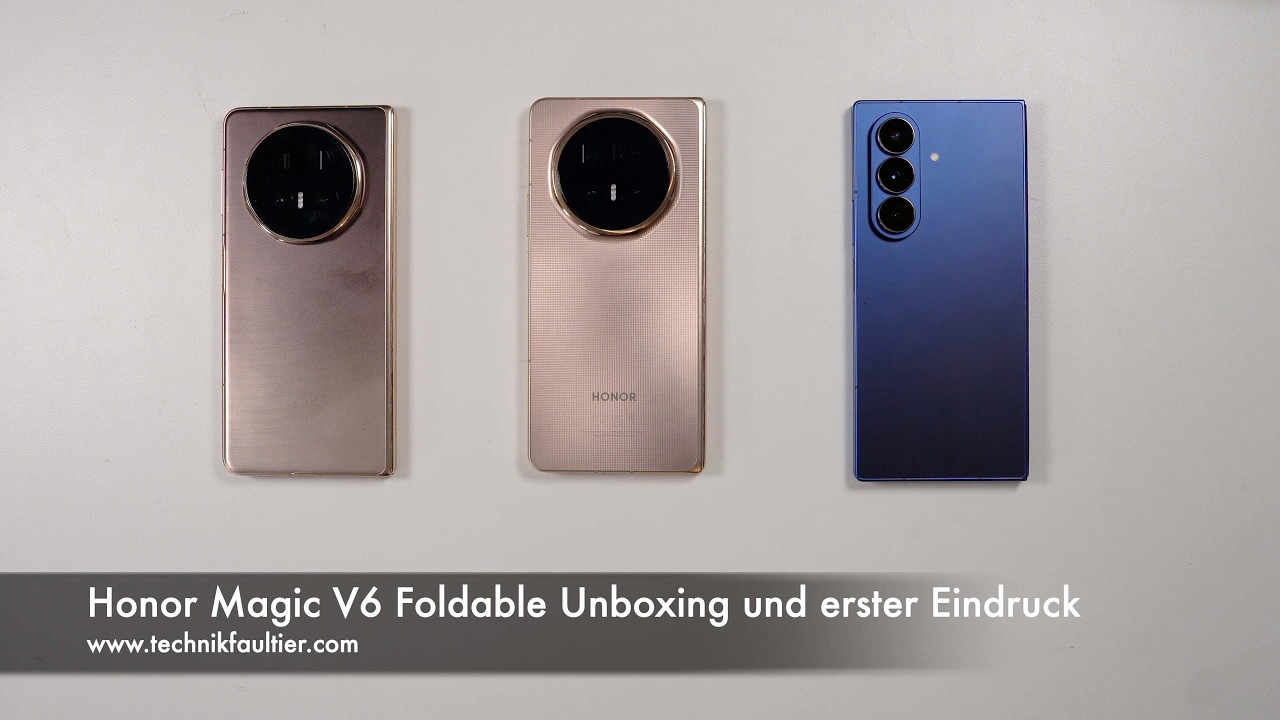 Honor Magic V6 Foldable Unboxing und erster Eindruck