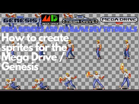 How to Create Sprites for the Sega Genesis & Mega Drive - Beginners Dev Tutorials