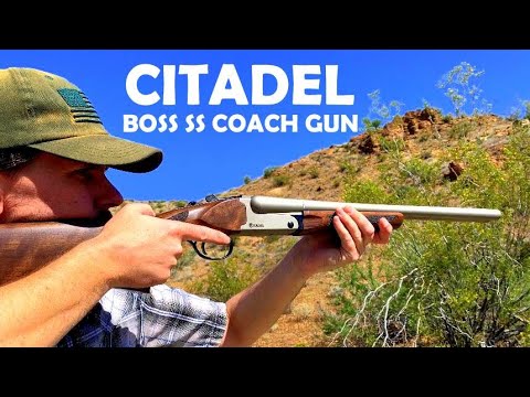 Citadel Boss Double Barrel Shotgun - I Love This Nickel-Plated Coach Gun - Shooting Review