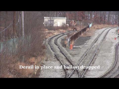 Unused siding rebuild - Ex-Shell Oil siding, Fall River, MA - 1/2023