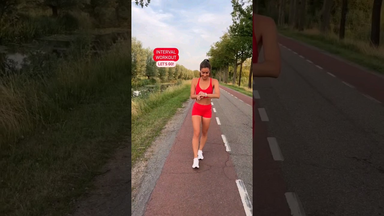 INTERVAL WORKOUT (15KM) 🔥🏃🏽‍♀️#shorts
