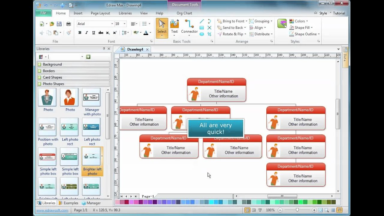 Create an Organizational Chart with EdrawMax
