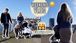 SUNNY WALKS AT THE MARINA | & Tidying The Garden After The Storms | Family of 4 Weekend Vlog