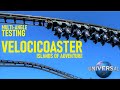 Velocicoaster Off-Ride Testing - Islands of Adventure New Coaster