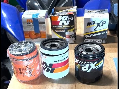 RACING OIL FILTER REVIEW (K&N, WIX XP, FRAM Racing)