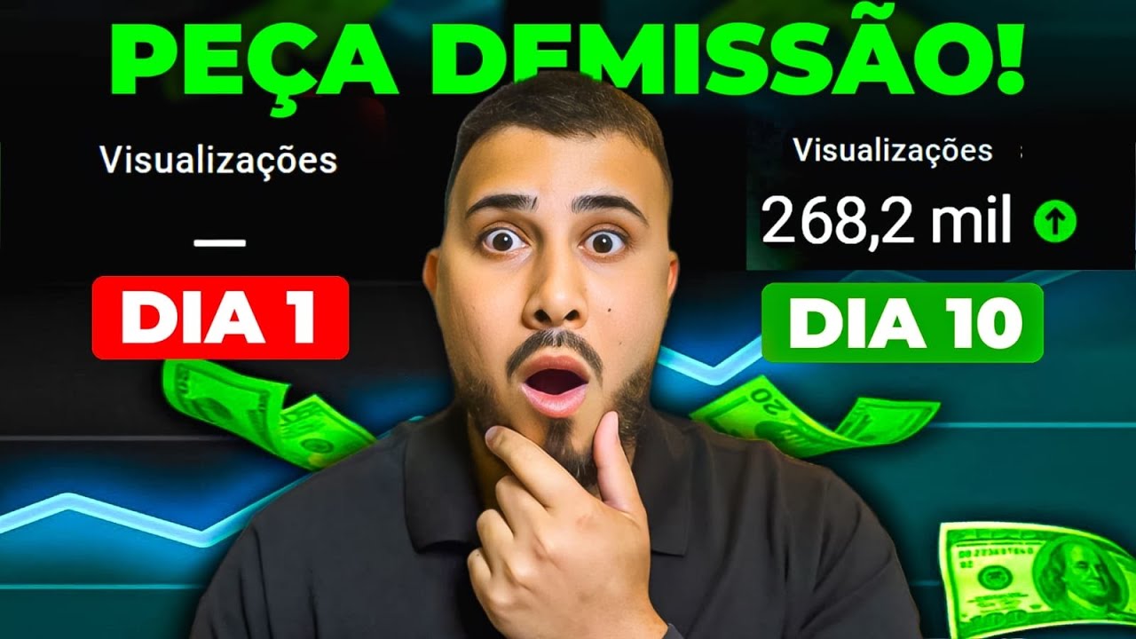 MOSTREI MEU NOVO CANAL DARK MONETIZADO PRA TE PROVAR QUE NÃO É SORTE! E DEI UMA AULA PASSO A PASSO!