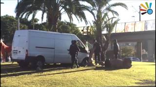 Accidente en la Glorieta de los Caballos de Colores de Jerez