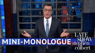 Colbert Mini-Monologue: Trump's Incoherent NYT Interview