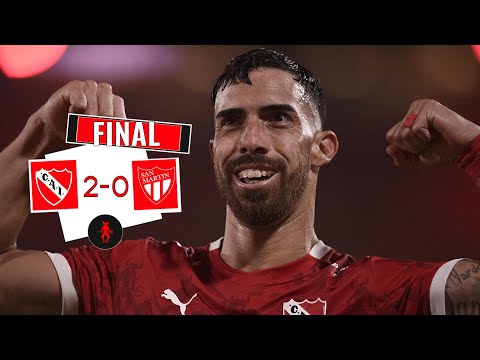 ÁVALOS IMPLACABLE | #Independiente 2 - 0 San Martín de San Juan (2025)