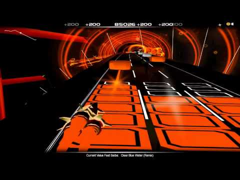 Current Value ft. Saiba - Clear Blue Water (Remix) -- Audiosurf (Ironmode) Ninja Mono [FullHD 1080p]
