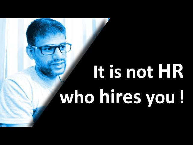 0x1cf It is not HR who hires you ! #TheLinuxChannel #KiranKankipati